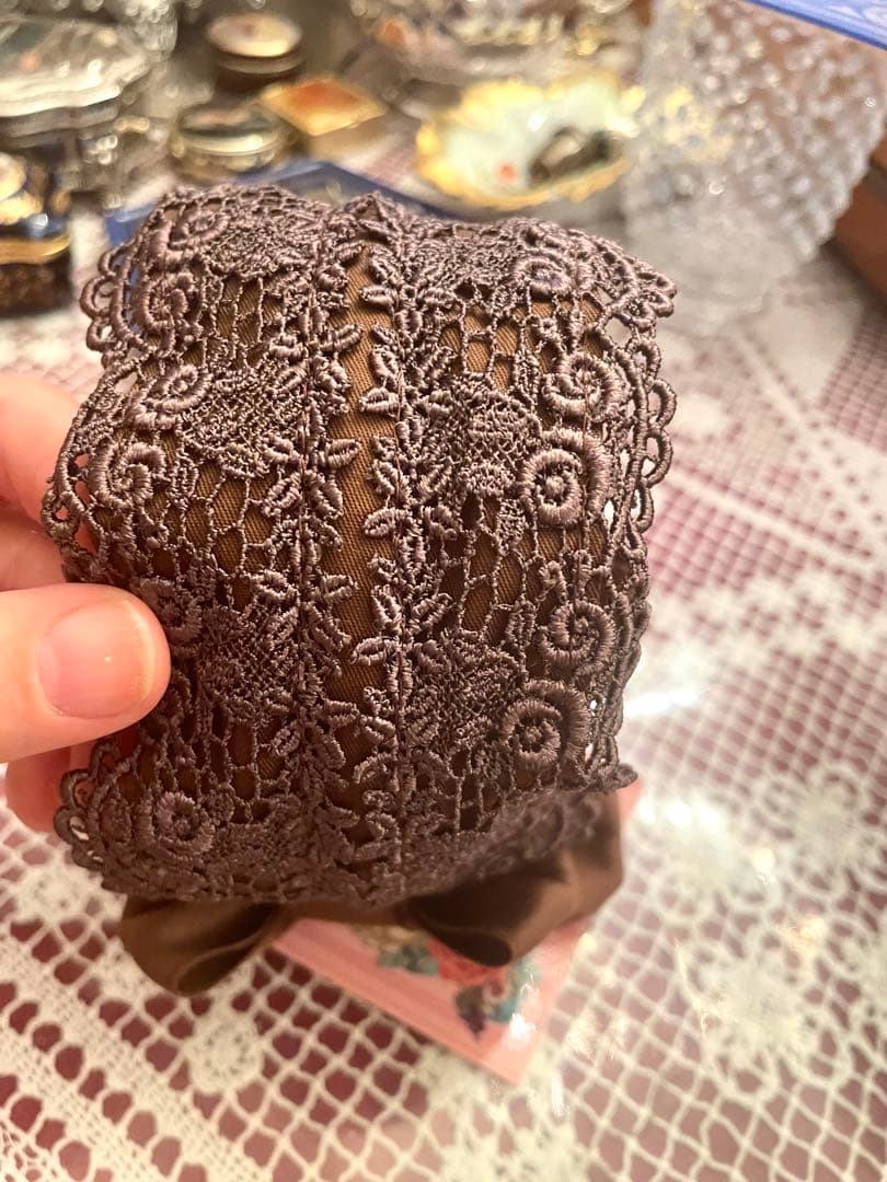 新品　タグ付き　メアリーマグダレン　セントクレアヘッドドレス　ショコラ　茶色