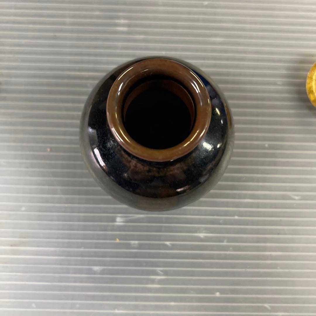 茶道具　大名物写　利休丸壺　茶入　松本鉄山　作　藤種緞子