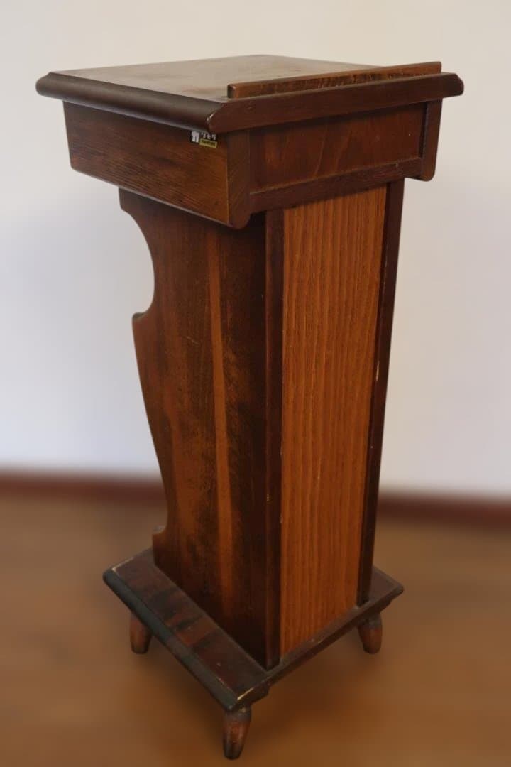 電話台　花台　キャビネット　引出し付き　カリモク　コロニアル　karimoku