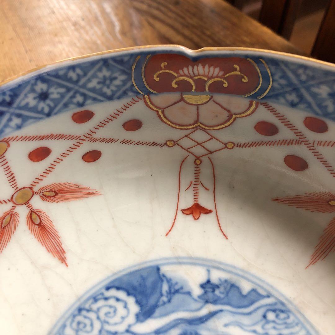 古伊万里☆錦手色絵鉢☆骨董