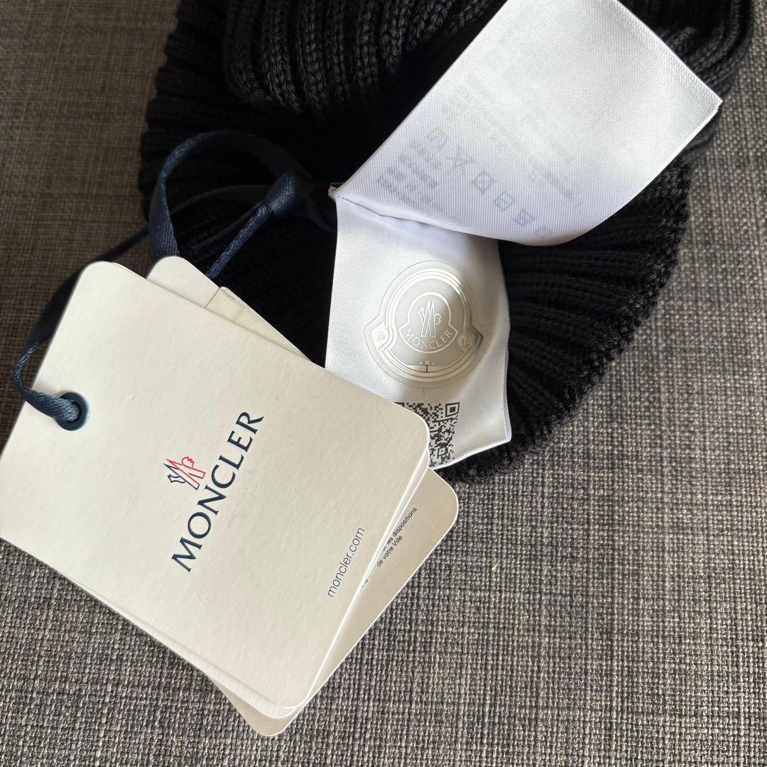 MONCLER モンクレール キッズ ロゴぽんぽんニット帽