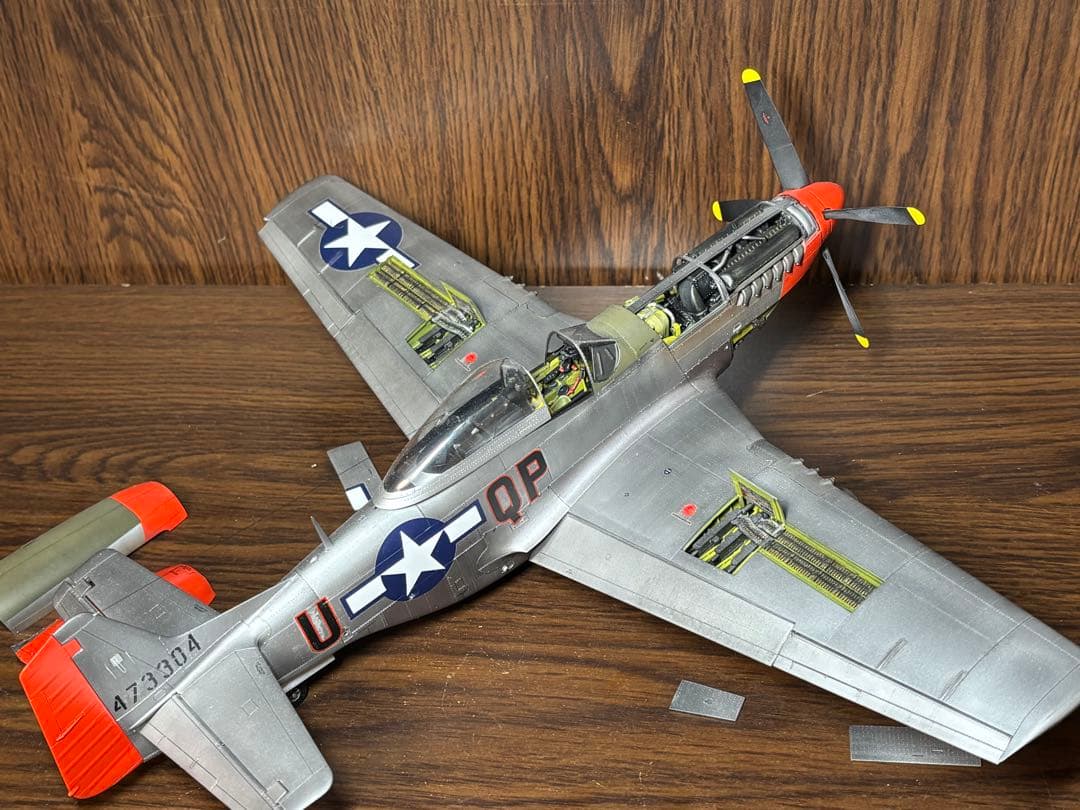 タミヤ 1/32 P-51D マスタング　アメリカ軍　戦闘機　プラモデル　完成品