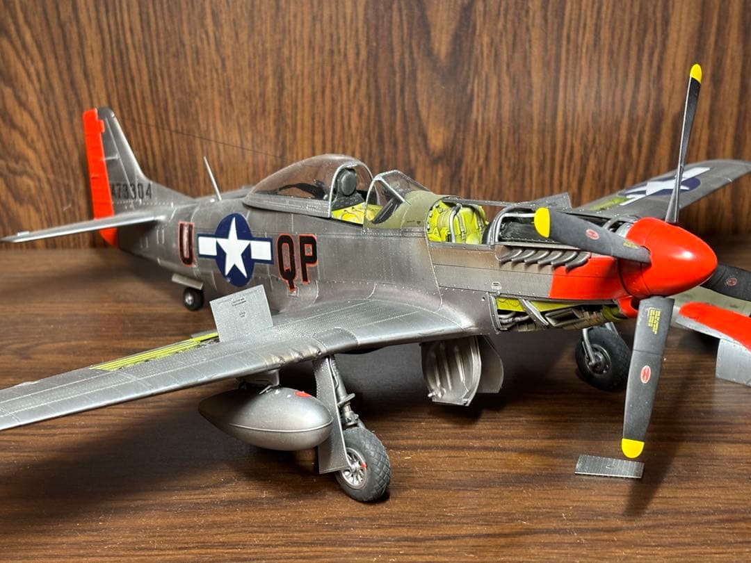 タミヤ 1/32 P-51D マスタング　アメリカ軍　戦闘機　プラモデル　完成品