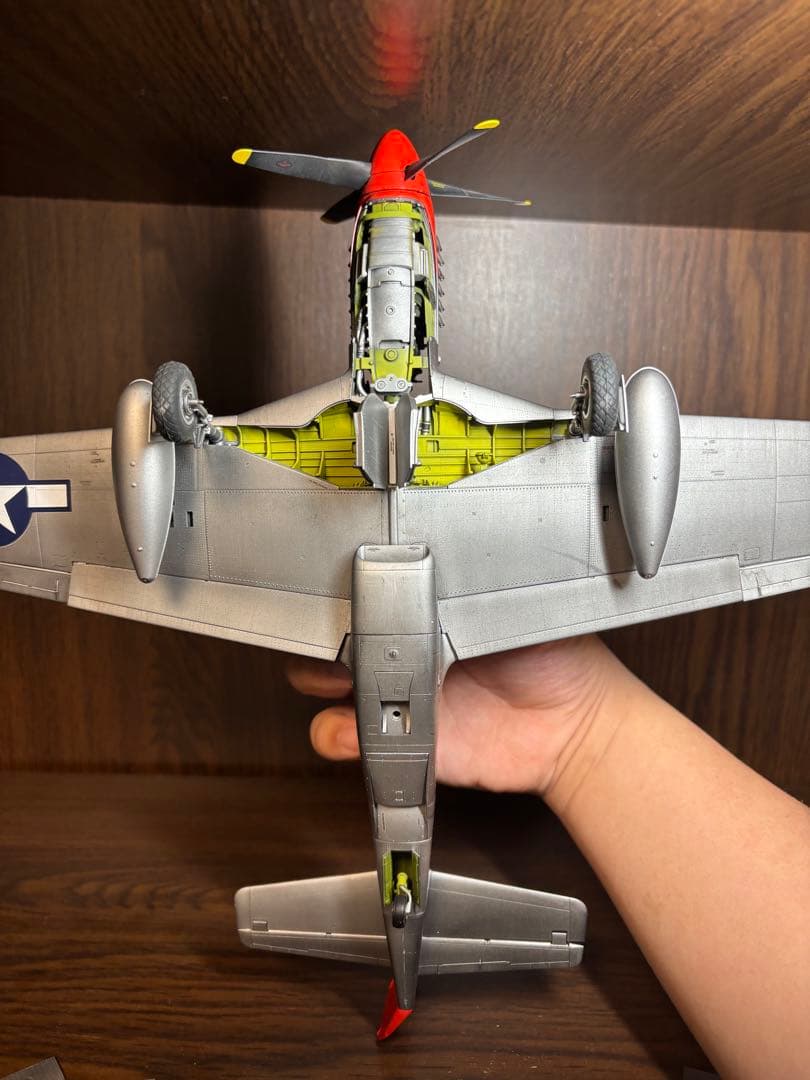タミヤ 1/32 P-51D マスタング　アメリカ軍　戦闘機　プラモデル　完成品