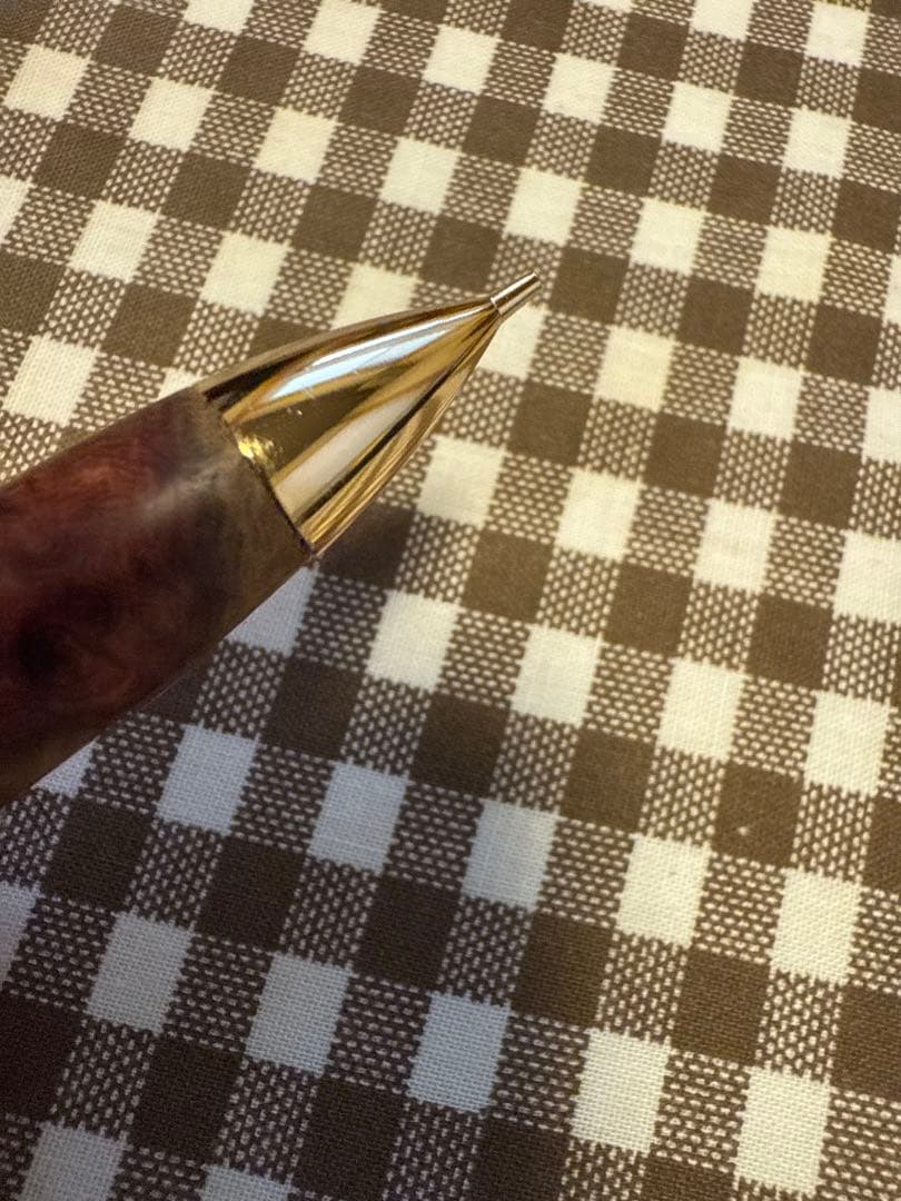 こぶた工房　極上花梨瘤紅白グロテスク　シャープペンシル0.5 おまけ付き