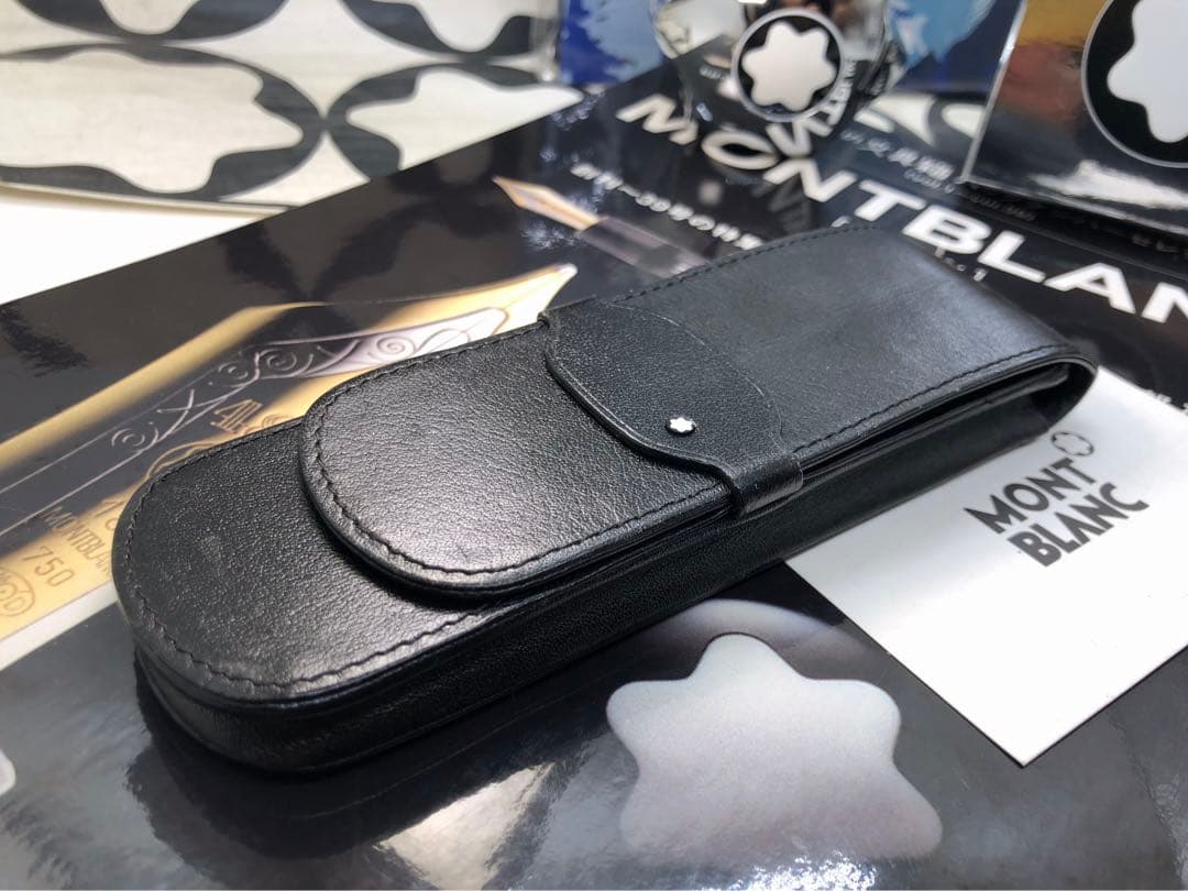 モンブラン　★稀少なヴィンテージ初期型マイスター★シエナ本革ペンポーチNo906