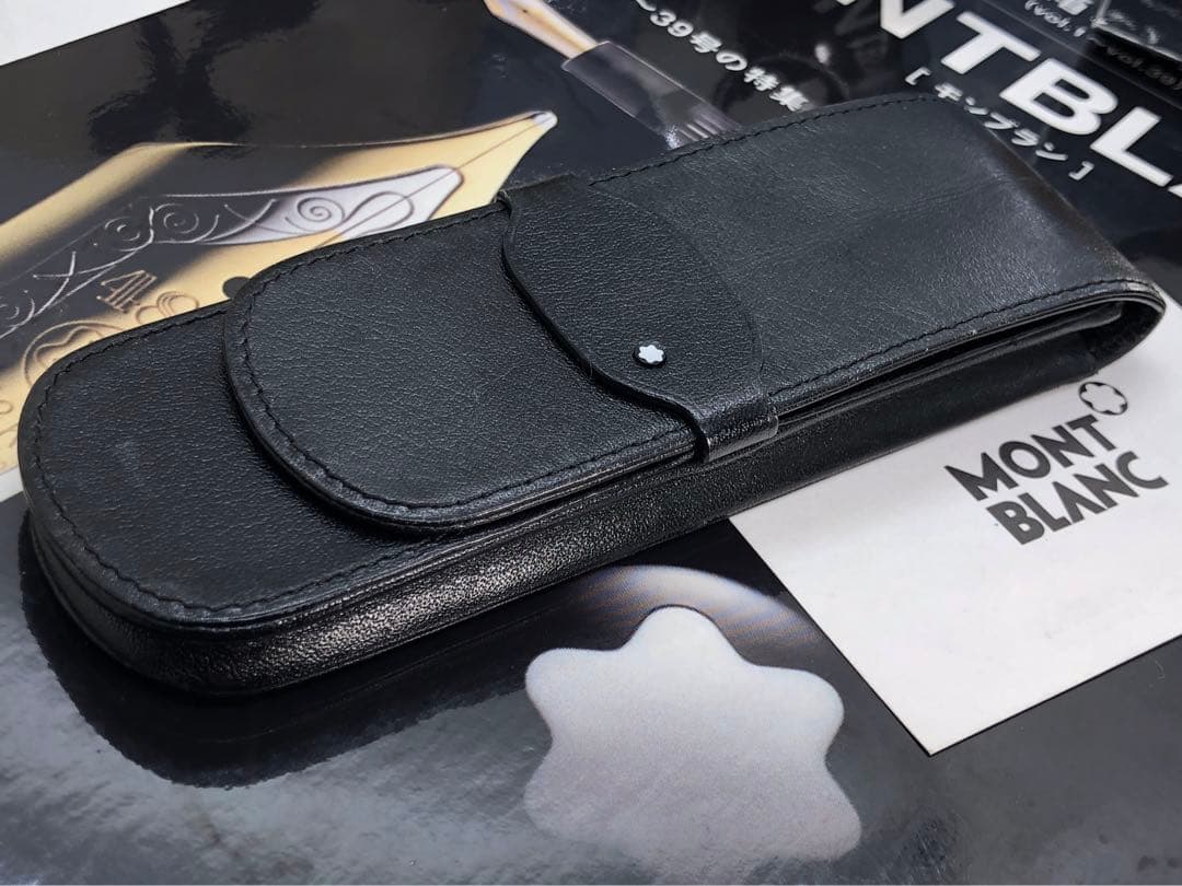 モンブラン　★稀少なヴィンテージ初期型マイスター★シエナ本革ペンポーチNo906