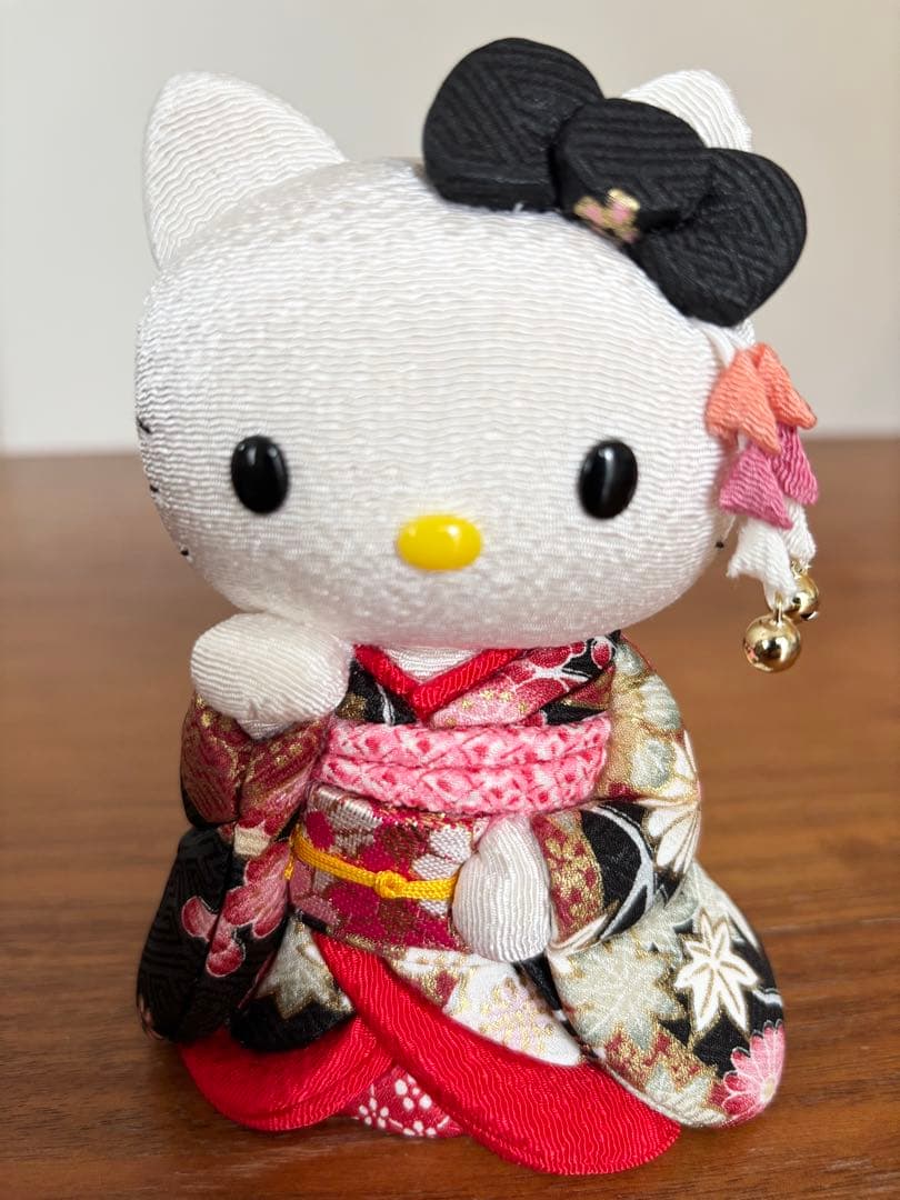 【新品】招き猫　キティー　キティーちゃん　舞妓　コラボ人形　柿沼東光