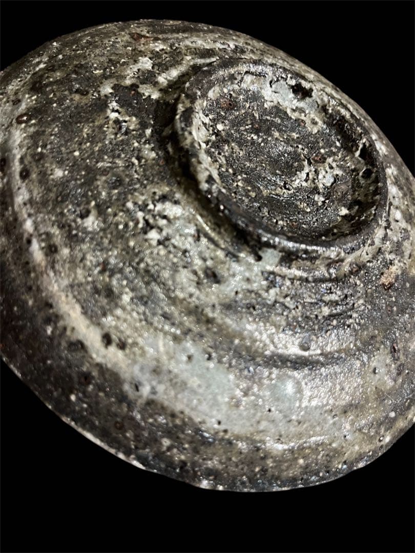 八田亨/黒三島/5寸（約15.5cm）民藝 皿