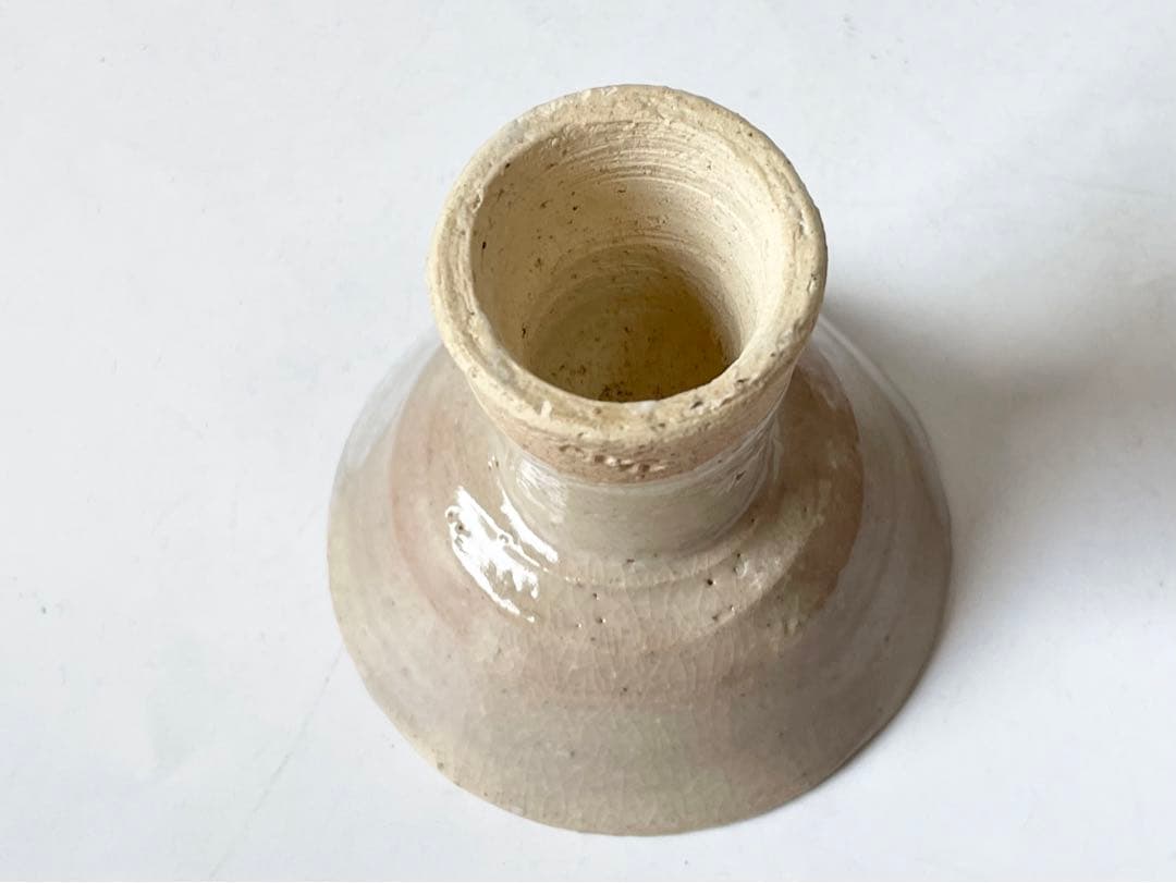 陶芸家　人間国宝　十代　三輪休雪　萩焼　馬上杯　杯　酒盃　酒器　共箱