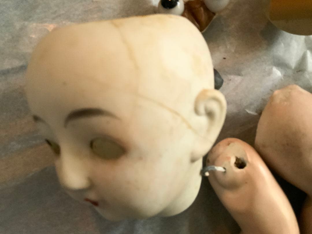 和製ビスクドールなど、ジャンク品一括