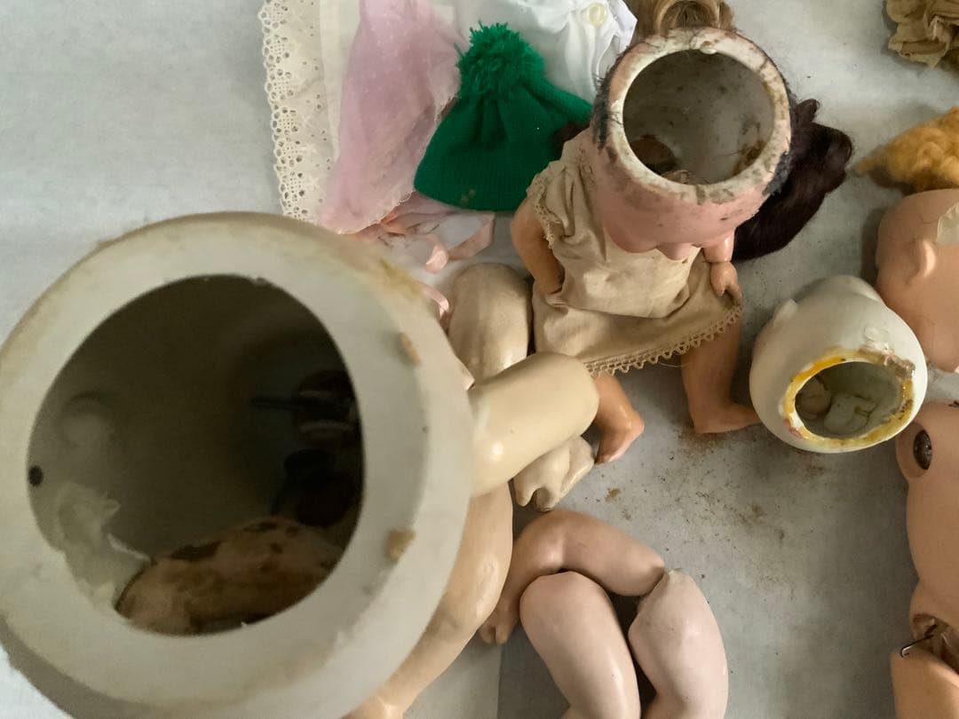 和製ビスクドールなど、ジャンク品一括