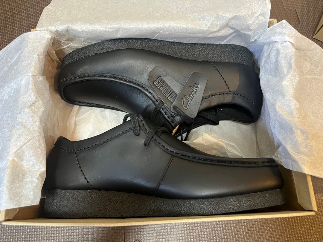Clarks クラークス WALLABEE EVO WPブラック　レザー