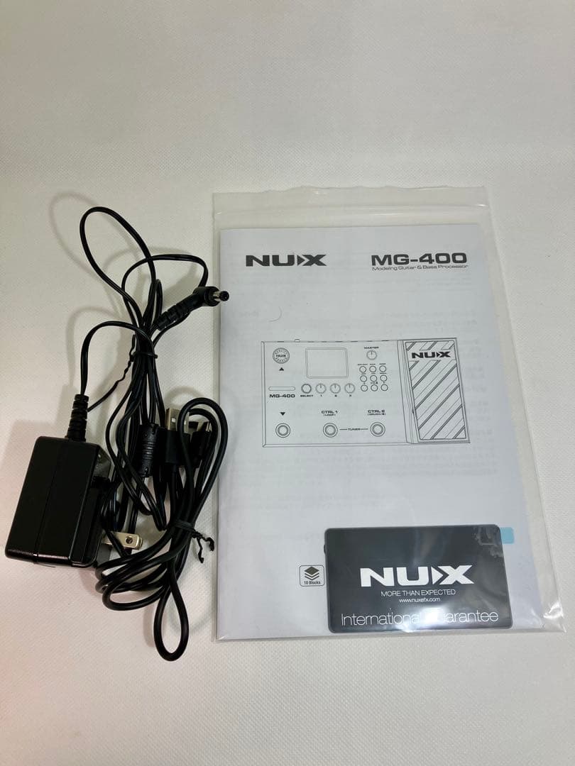 NUX MG-400 モデリングギター＆ベースプロセッサー　マルチエフェクター