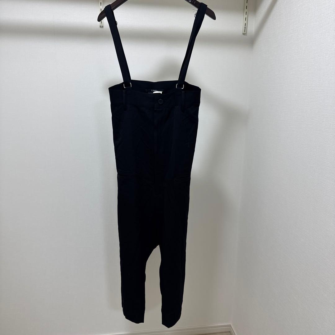 LIMI feu サルエルパンツ　サスペンダー　黒　S