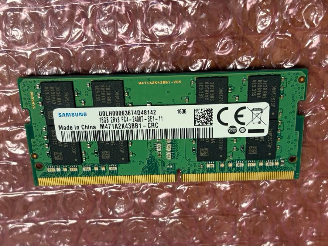 SAMSUNG ノート用メモリ 16GB DDR4