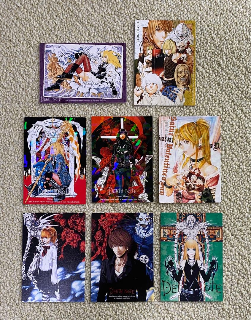 デスノート【レア】カード！ミサミサ！弥海砂！夜神月！シークレット！ナオミ！