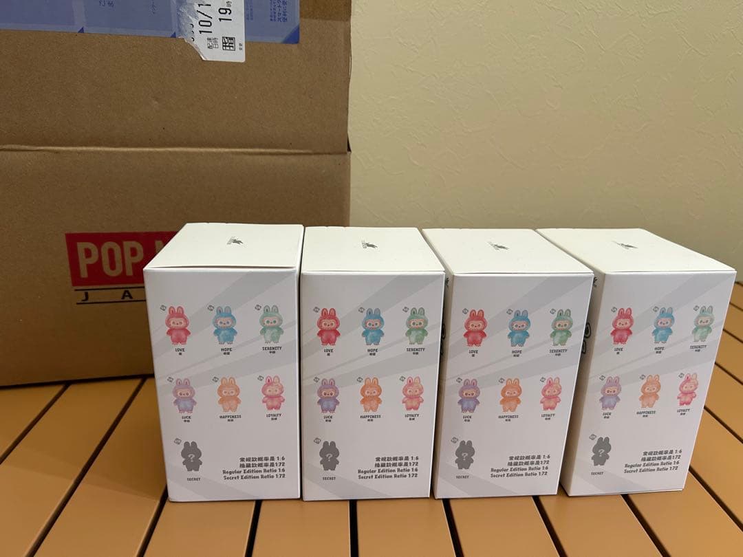 4個セット 正規品　LABUBU らぶぶ　未開封　ぬいぐるみ