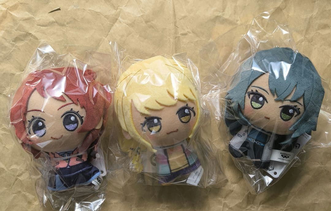 月村手毬　藤田ことね　花海咲季　ちびぐるみ　３体　学マス
