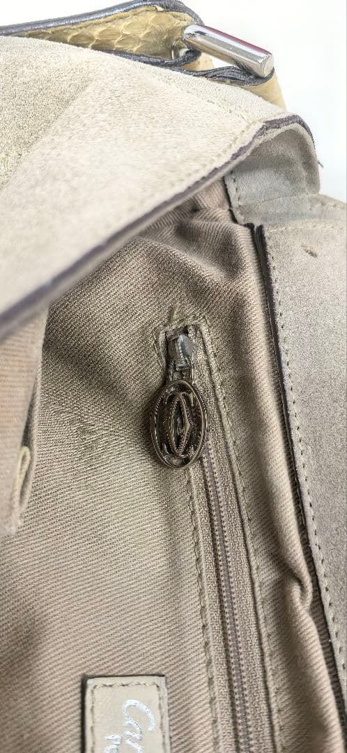 Cartier カルティエ ショルダーバック 2wayバッグ ベージュ