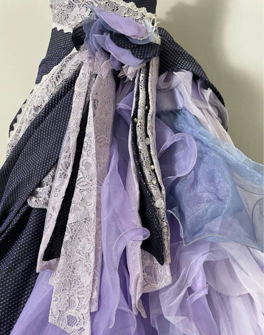 希少✨大人気✨上戸彩 AYA UETO カラードレス 7〜13号　披露宴 紫