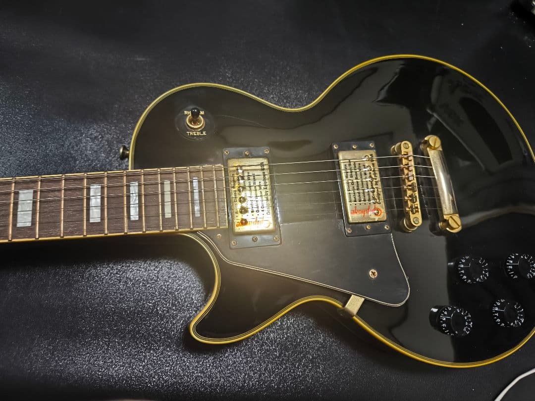 【レフティー】Epiphone Les Paul Custom Pro ブラック