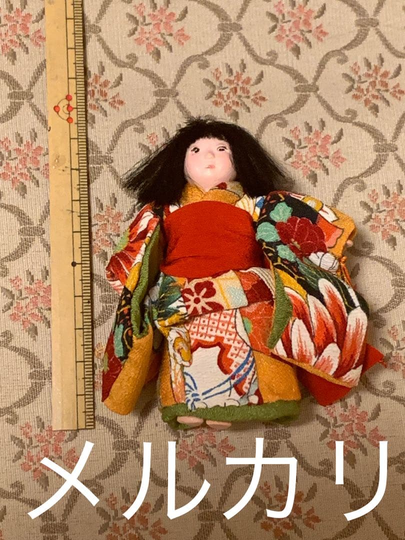 ももけろ堂の市松人形　手作り市松人形　小さないちまさん　豆市松人形　袖人形