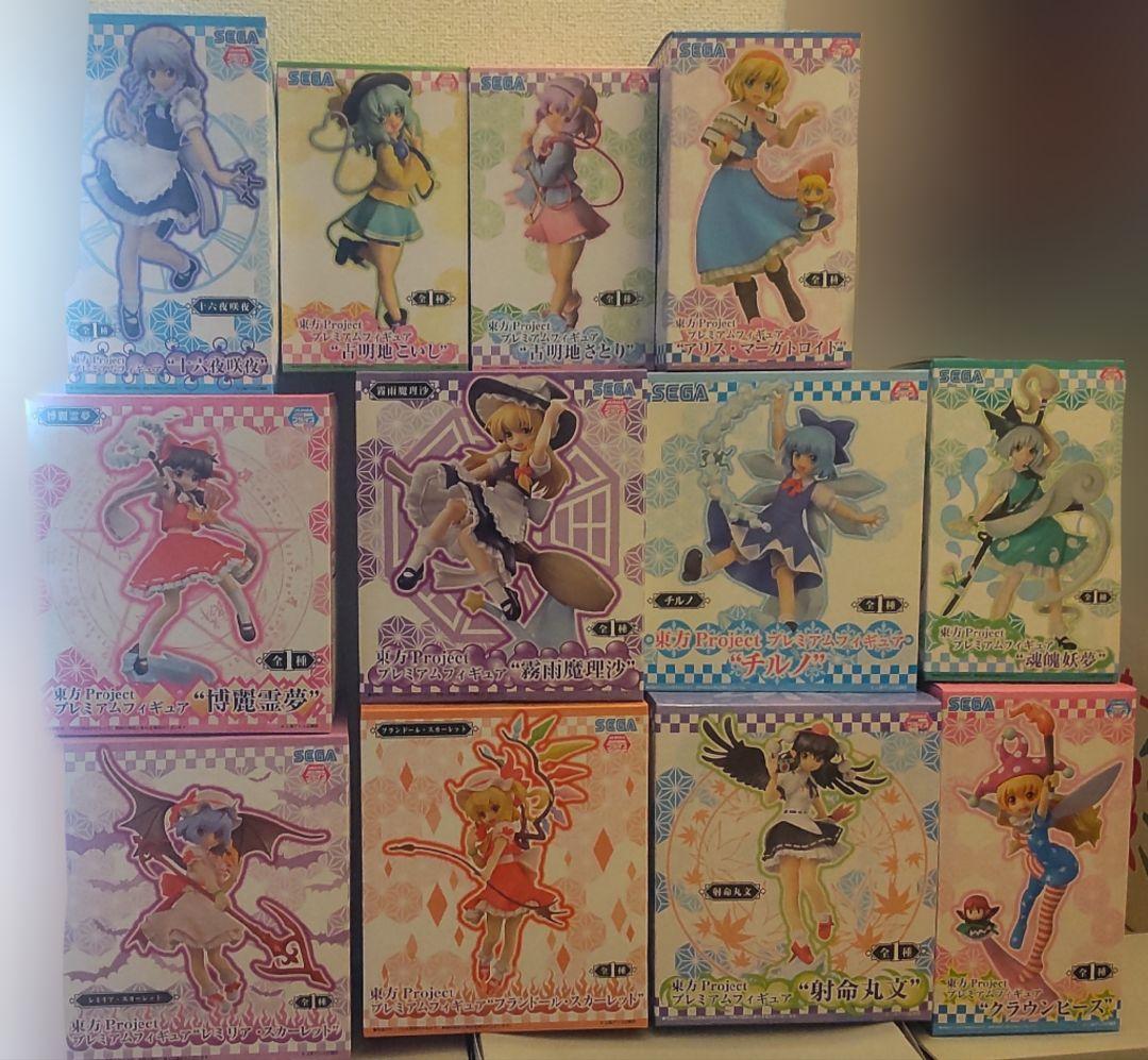 東方Project プライズフィギュア セガプライズ製 まとめ売り