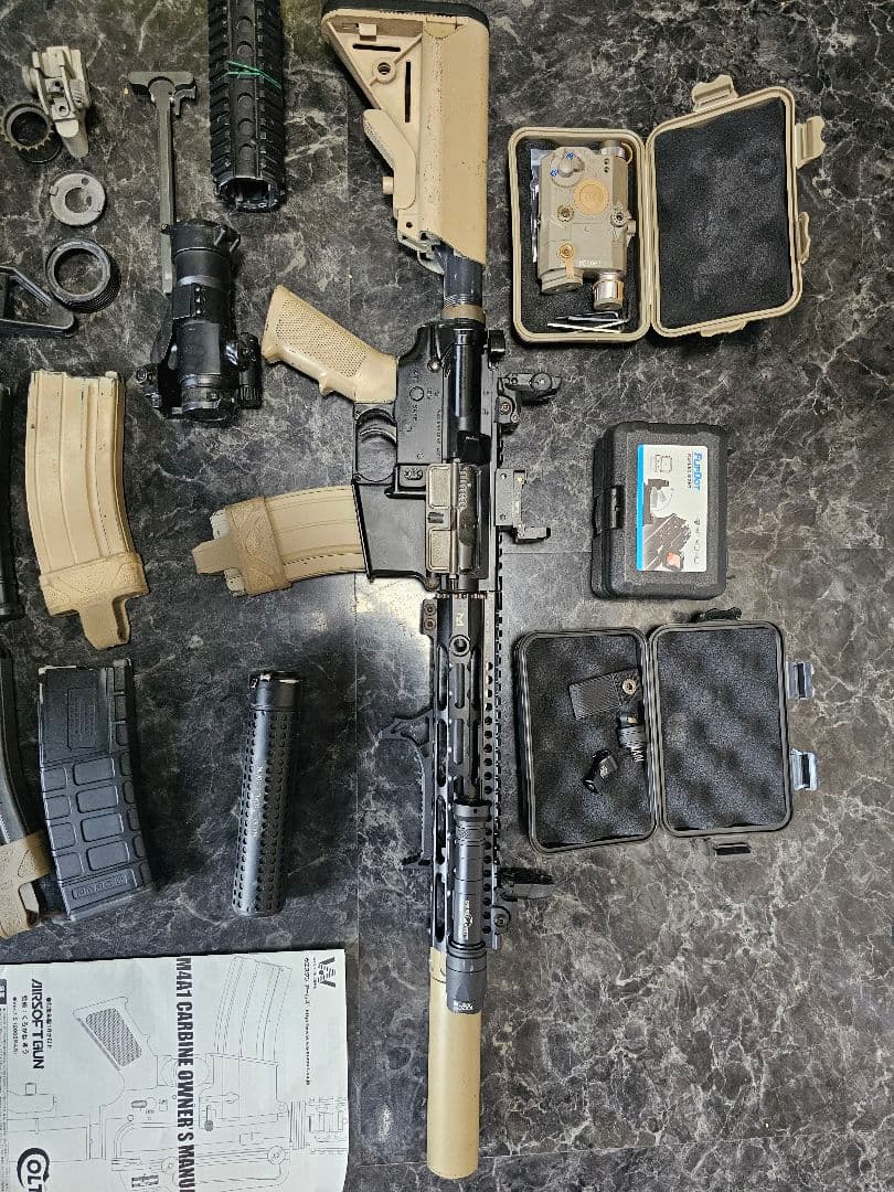 ジャンク品　ウェスタンアームズ　M4A1 MOD0 GBB マグナブローバック