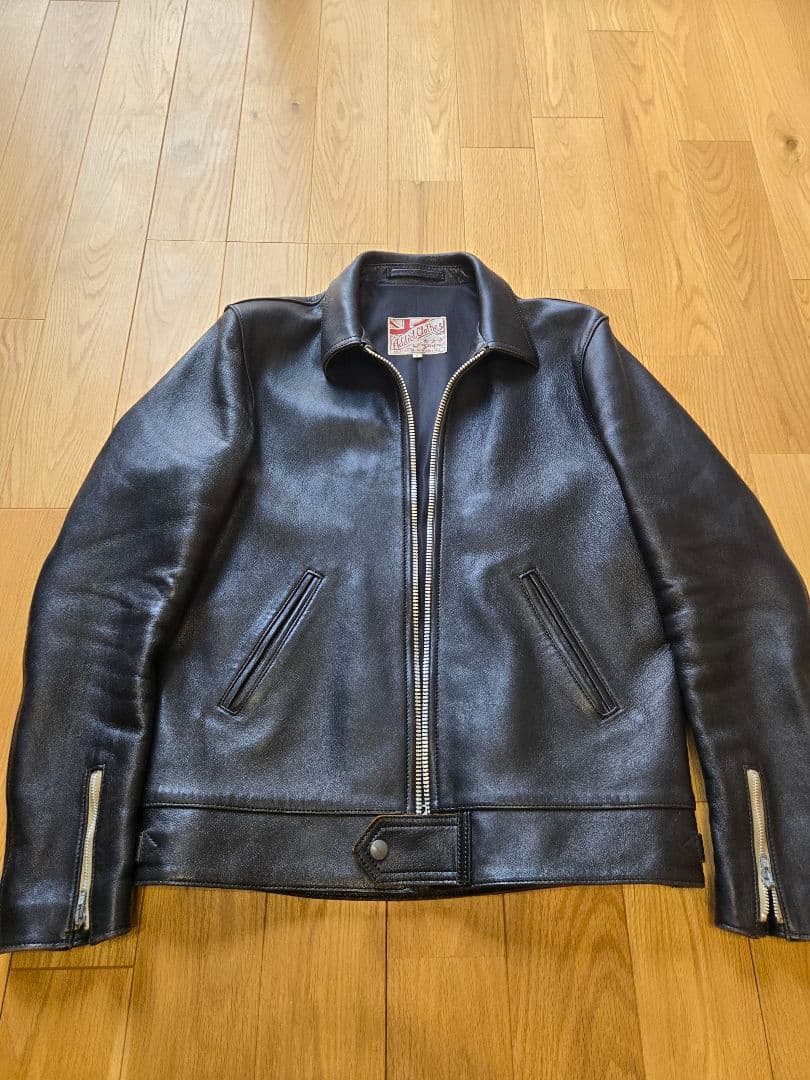 【茶芯】羊革 アディクトクローズ AD-01 ブラック 40