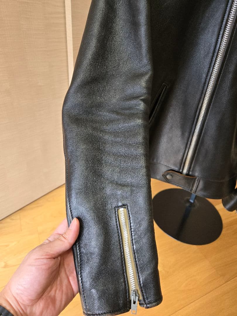 【茶芯】羊革 アディクトクローズ AD-01 ブラック 40