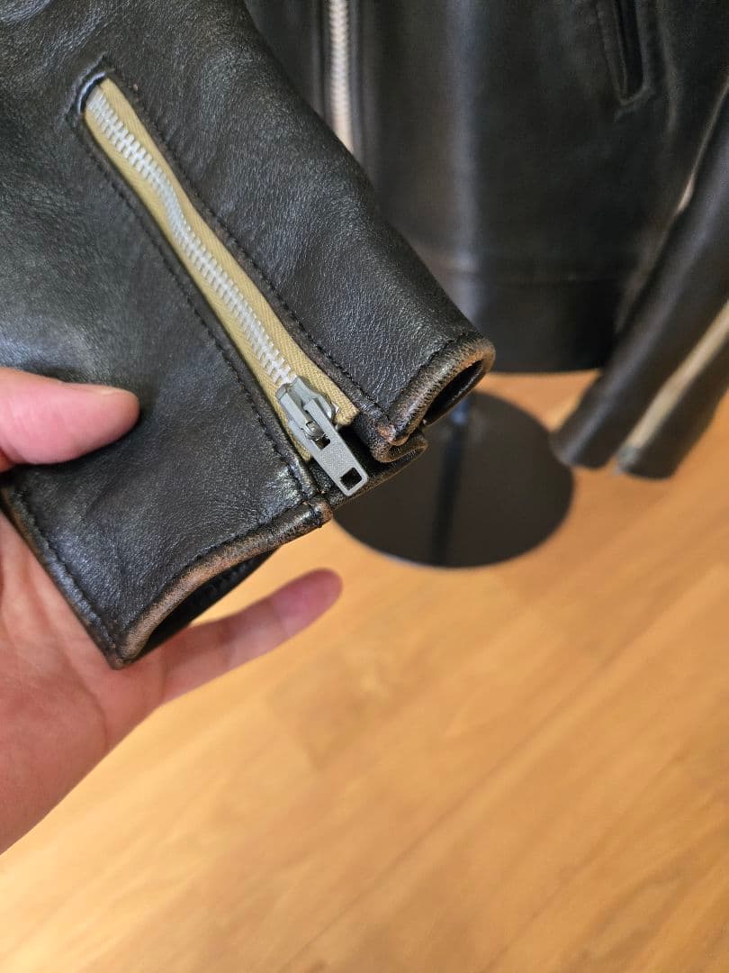 【茶芯】羊革 アディクトクローズ AD-01 ブラック 40