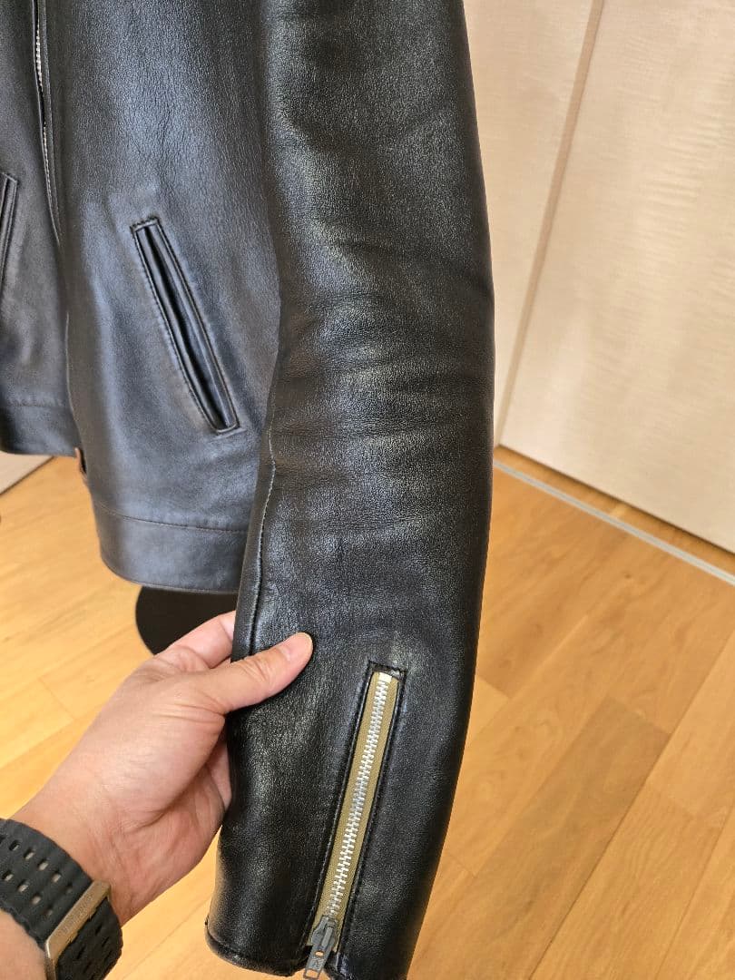 【茶芯】羊革 アディクトクローズ AD-01 ブラック 40