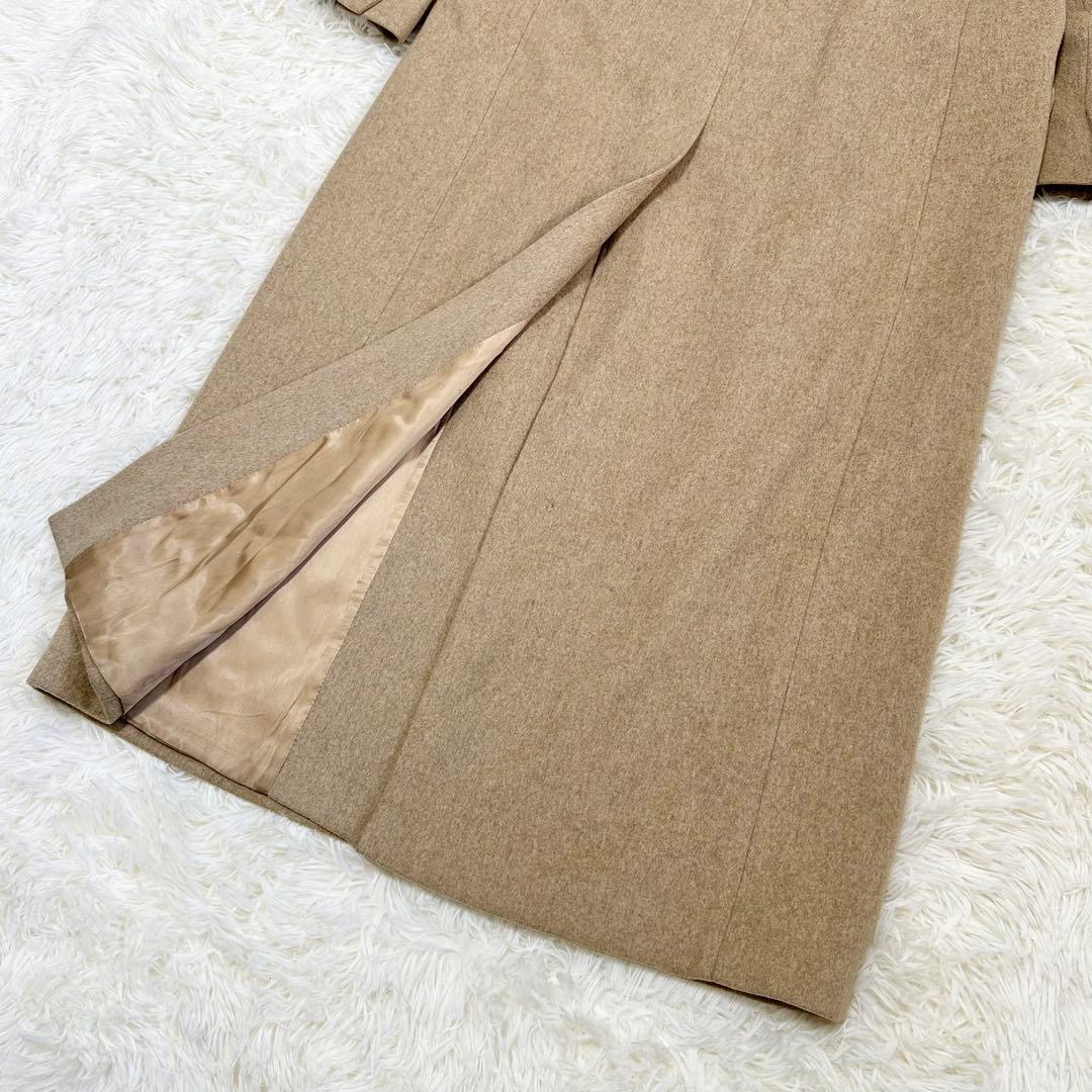 マックスマーラ 銀タグ ロングチェスターコート ベージュ マキシ丈 42