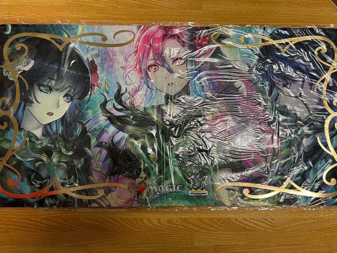 MTG ラノワールのエルフ 箔押し プレイマット マジック大戦祭 限定品