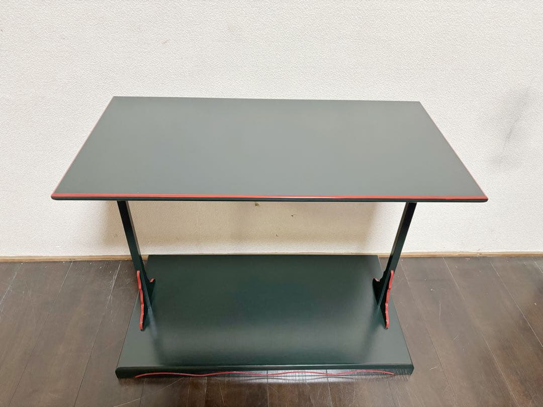 ほぼ未使用 茶道具 小林幸斎作 宗旦好写 青漆爪紅 及台子 組み立式 茶道 紙箱