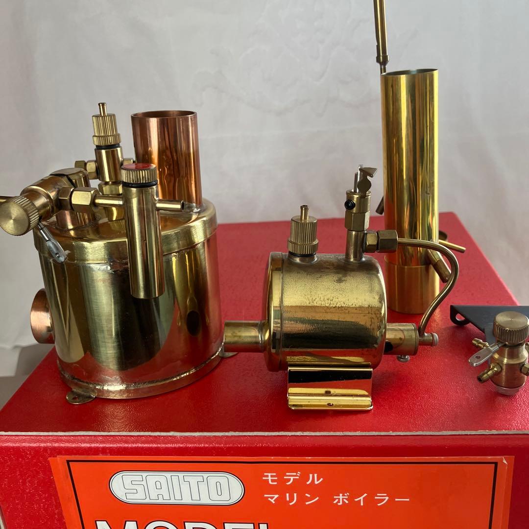 SAITO モデルスチームエンジン S3R＆ ボイラー BT-1 セット