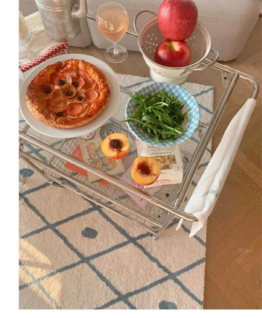 お得！ O'gre オグレ モジュール 3段トロリー バスケット 組立不要♪