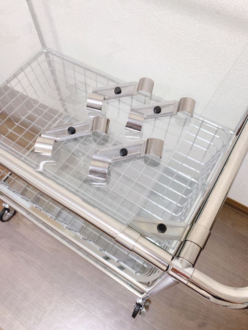 お得！ O'gre オグレ モジュール 3段トロリー バスケット 組立不要♪