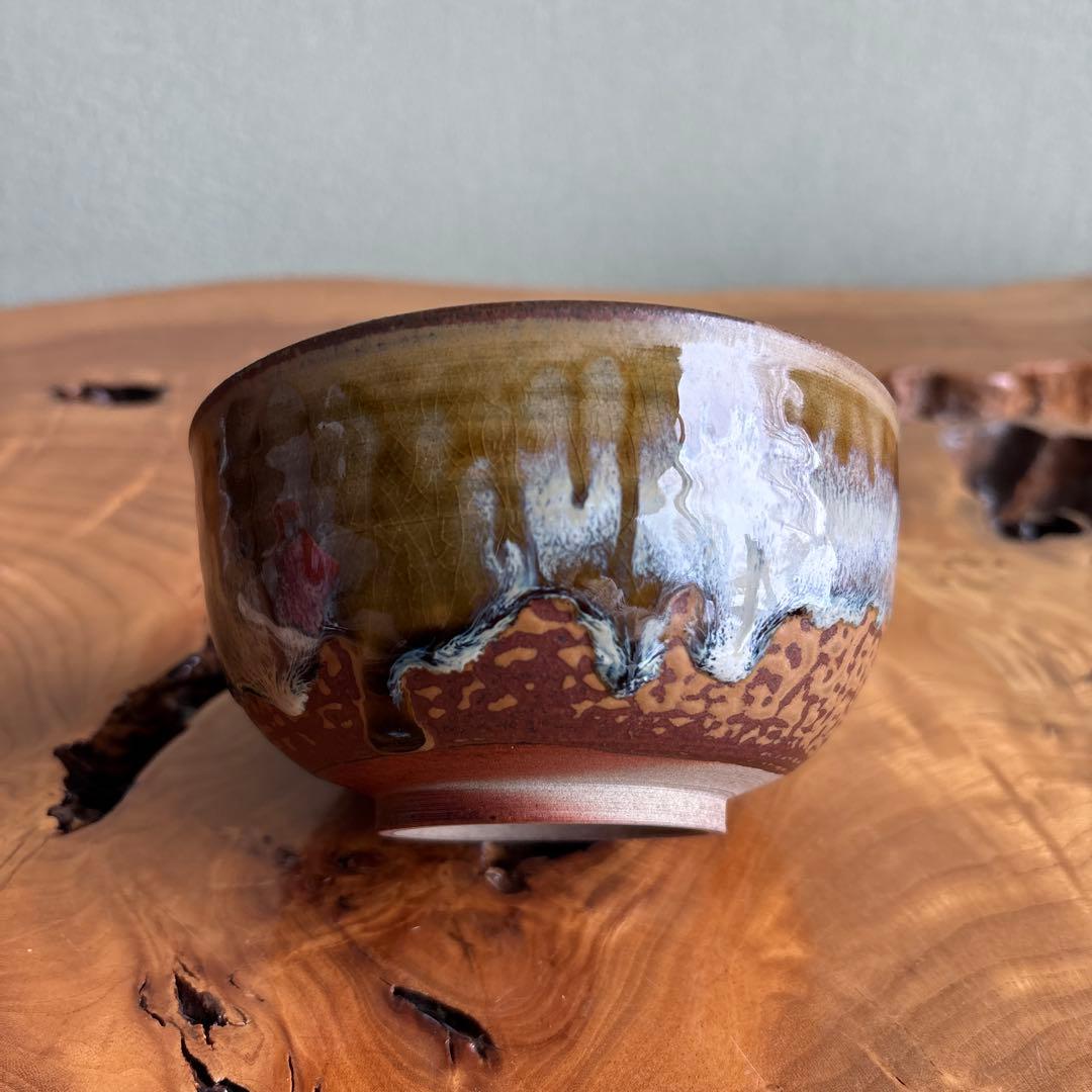 高取焼 宗家窯 高取八山 抹茶碗 茶道具 共箱