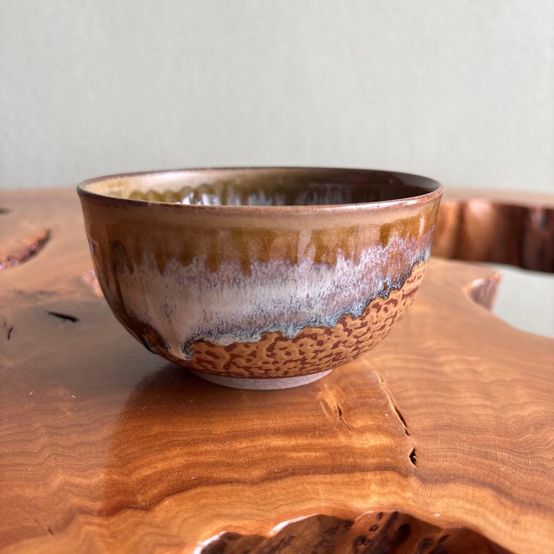 高取焼 宗家窯 高取八山 抹茶碗 茶道具 共箱