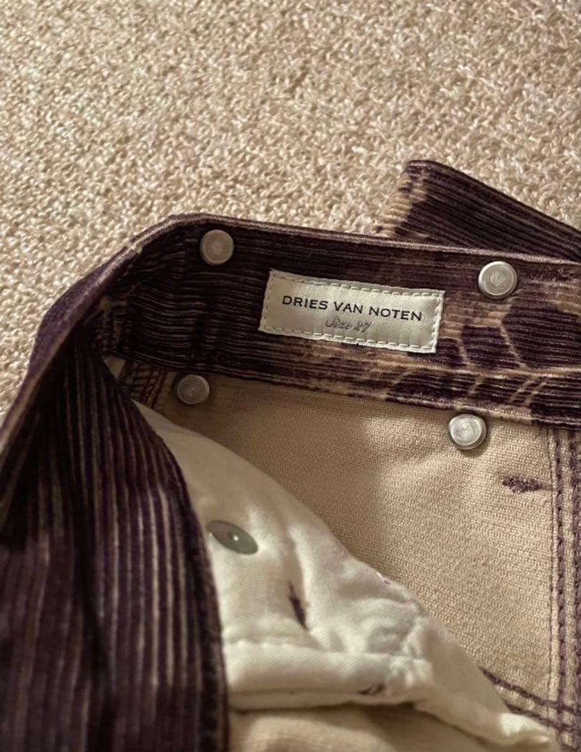 Dries van noten 23AW コーデュロイパンツ