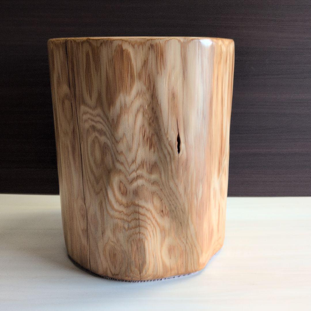 丸太　椅子　木製　杉　スツール　ハンドメイド