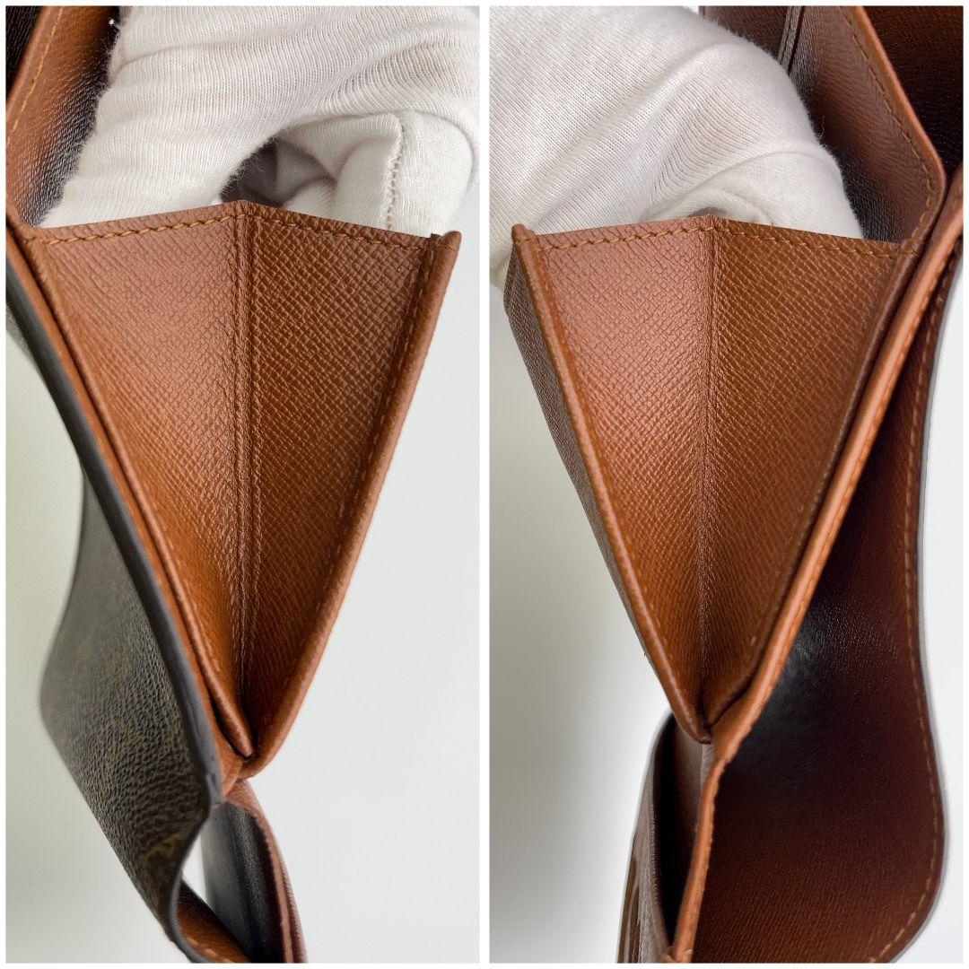 ルイヴィトン モノグラム ポルト トレゾール エテュイ パピエ 三つ折り財布