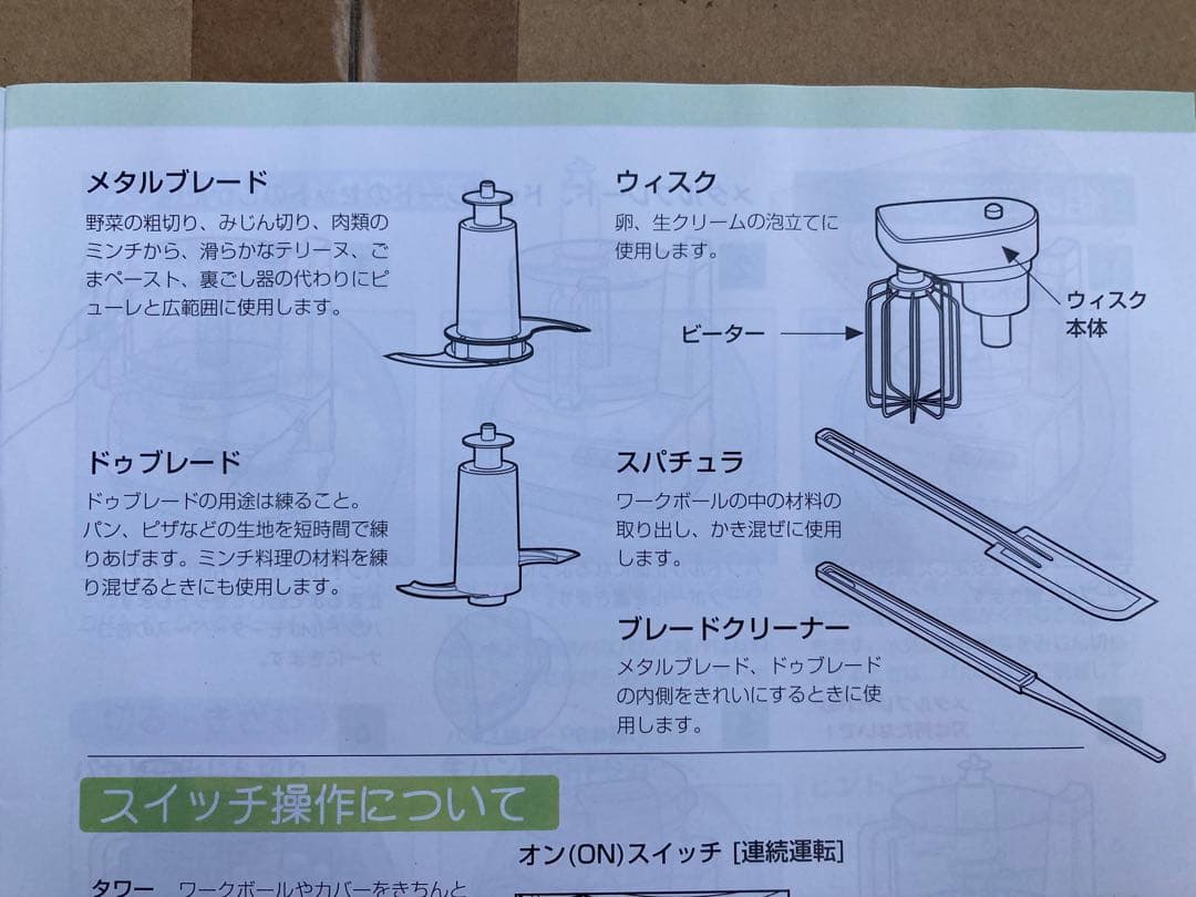Amway フードプロセッサー デュアルシャフト