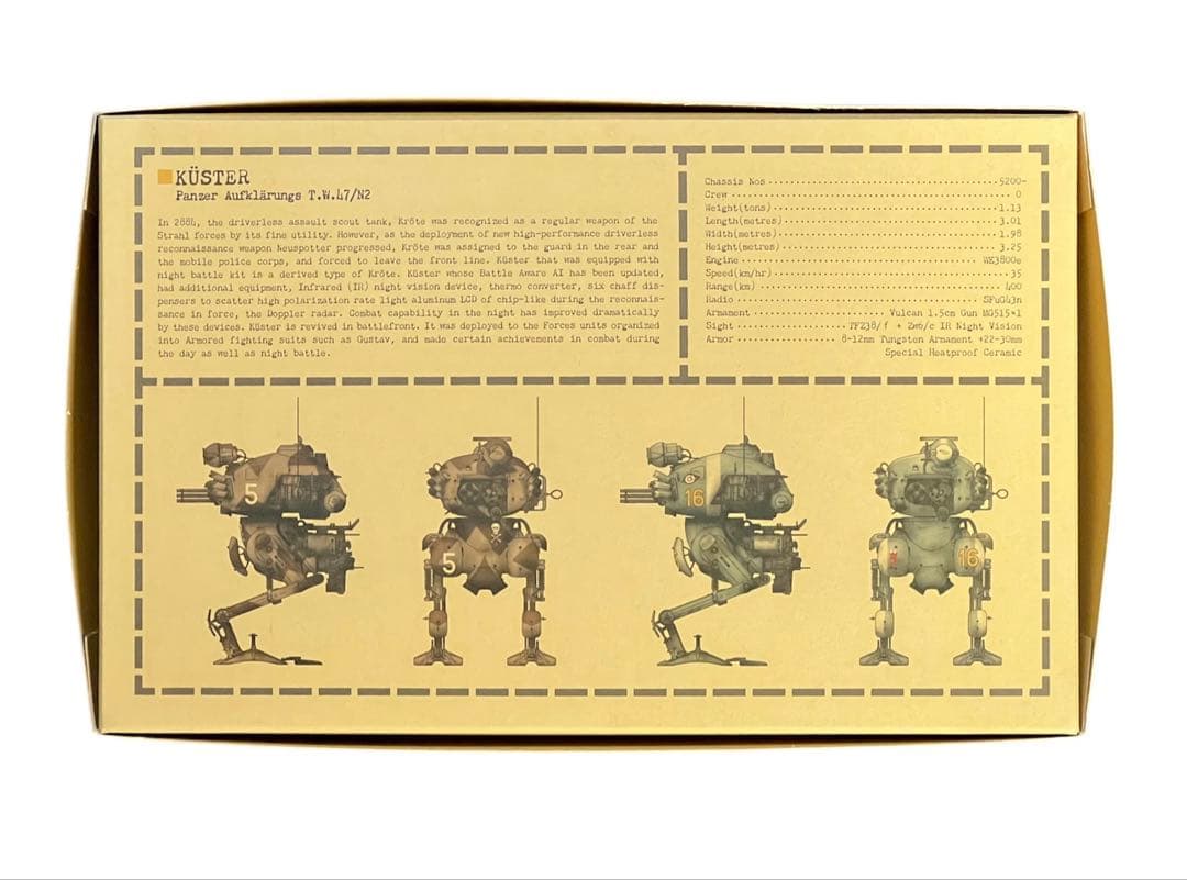 WAVE 1/20 マシーネンクリーガー キュスター 未組立品