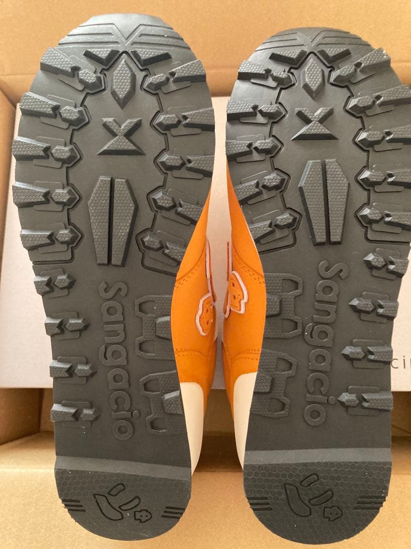 via SANGACIO 24.5cm オレンジ10周年記念モデル　未使用・新品