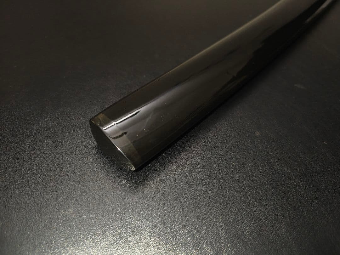 日本刀装具　高級鞘　黒色鞘　大刀　打刀　日本刀鞘　日本刀　刀装具　牛角拵え