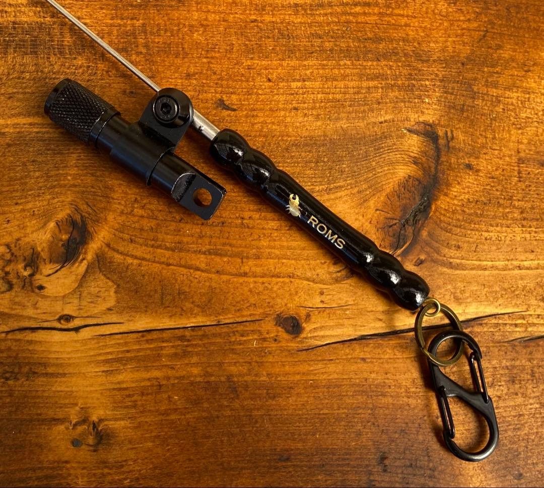 クワガタ採集セット　ブラック　オリジナル掻き出し棒　デジタルノギス　採集ケース