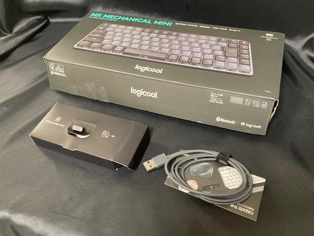 白キー付き ロジクール MX MECHANICAL MINI キーボード 赤軸